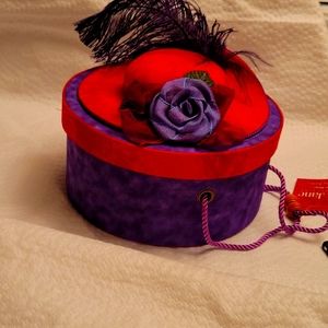 Red and purple sewing box by Dritz